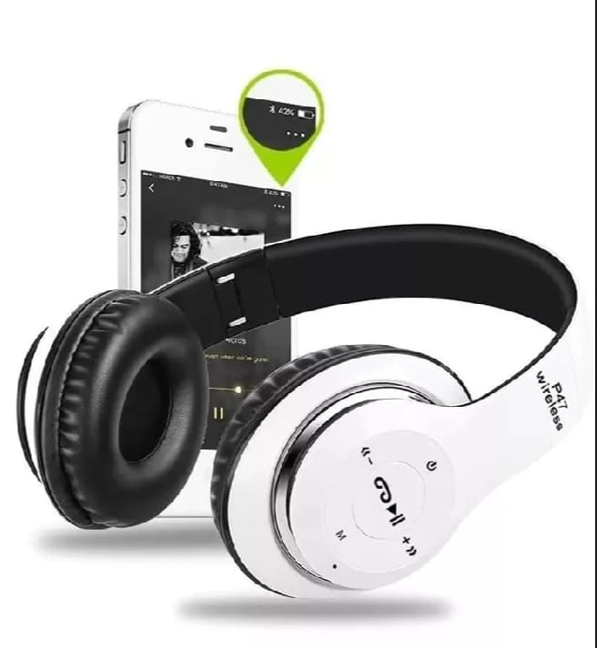 P47 On Ear Wireless Headphones Dynamic Plastic Mobile Phone Earphone with Volume Control / With Microphone / Noice-isolating Headset