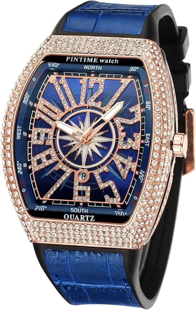 💎 FM Diamond Style Luxury Watch